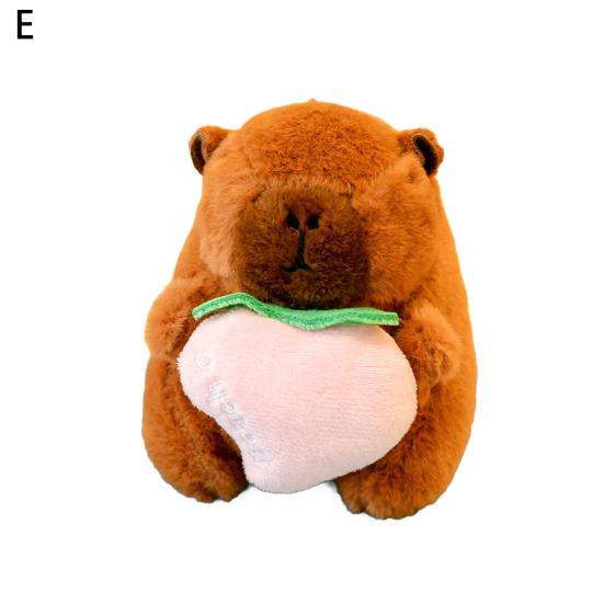 Мягкая игрушка-брелок в виде капибары, подвеска в виде дикой природы, надежное крепление, декоративная сумка, милый брелок в виде животного