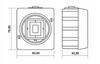 Single Connector Karlik Senior Whs-1 White
