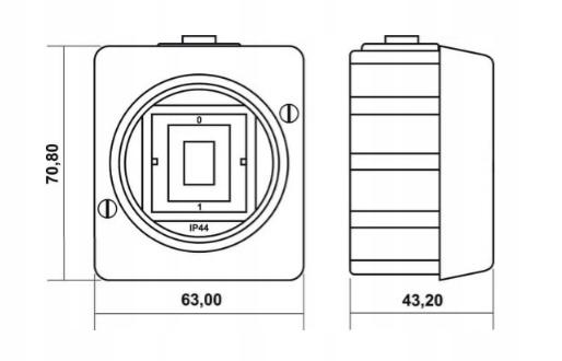 Single Connector Karlik Senior Whs-1 White