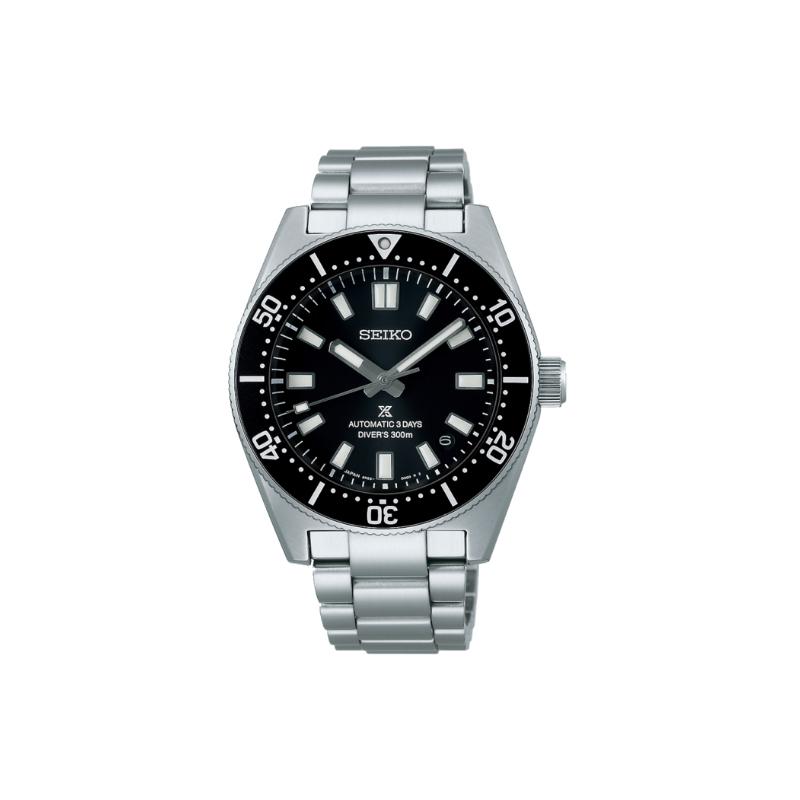 Seiko Серия Prospex 300 метров водонепроницаемость Автоматические Стальной браслет 40 мм мужские часы черный циферблат SBDC197
