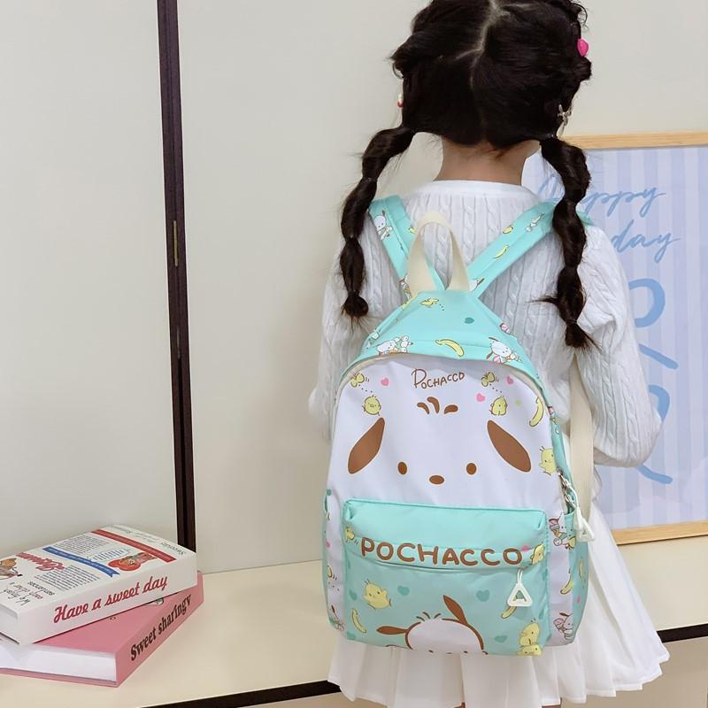 Sweet And Cute Boys And Girls Backpack Kindergarten Primary School Bag Cartoon Animation Foreign Gas Printing Children'S Backpack