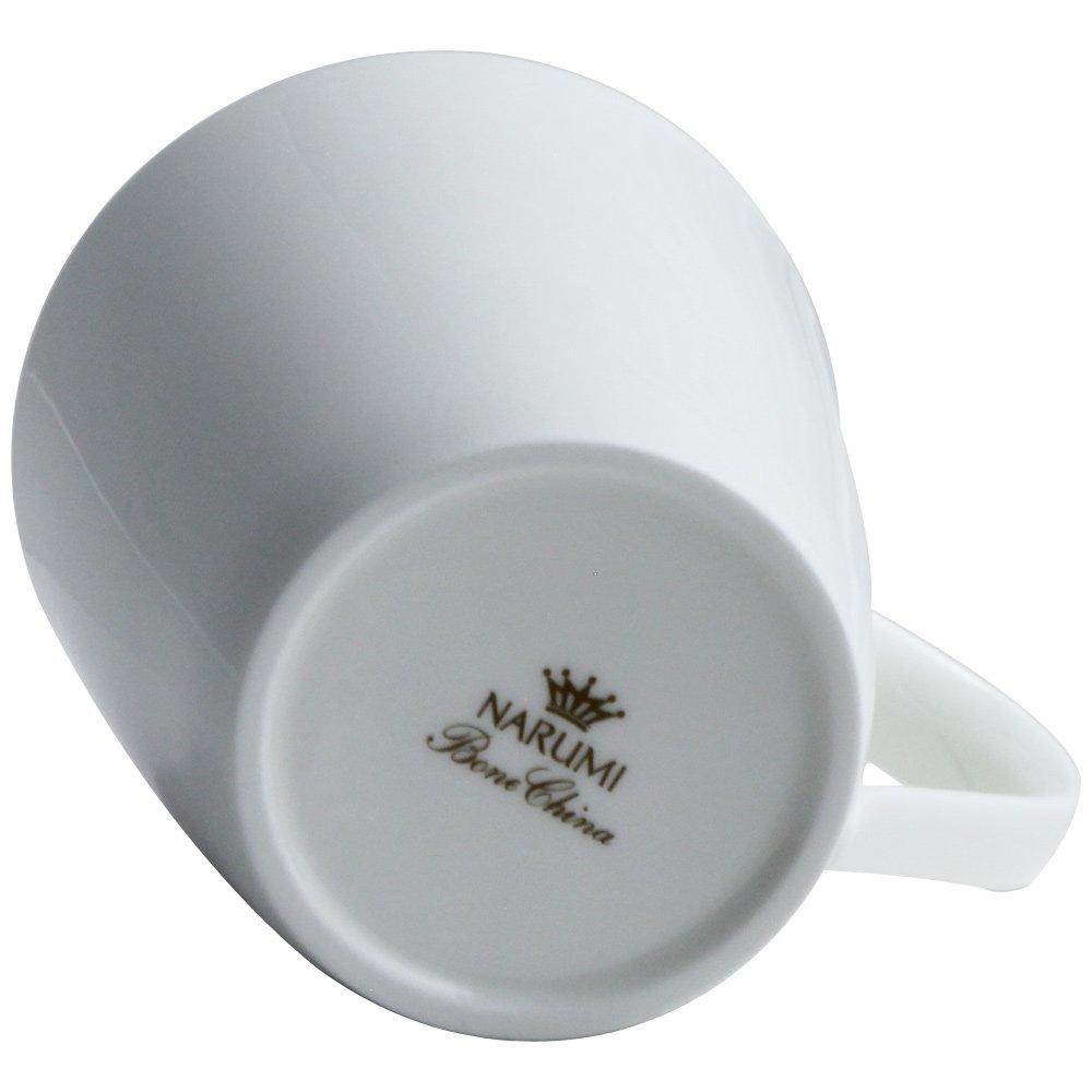 NARUMI Стиль Простой и Легкий Идеально для Свадеб и Микроволновой печи и Посудомоечной машины Сделано в Упаковано в Подарочную коробку и Подарочный продукт Кружка, 290 куб. см, Белый, Использование,