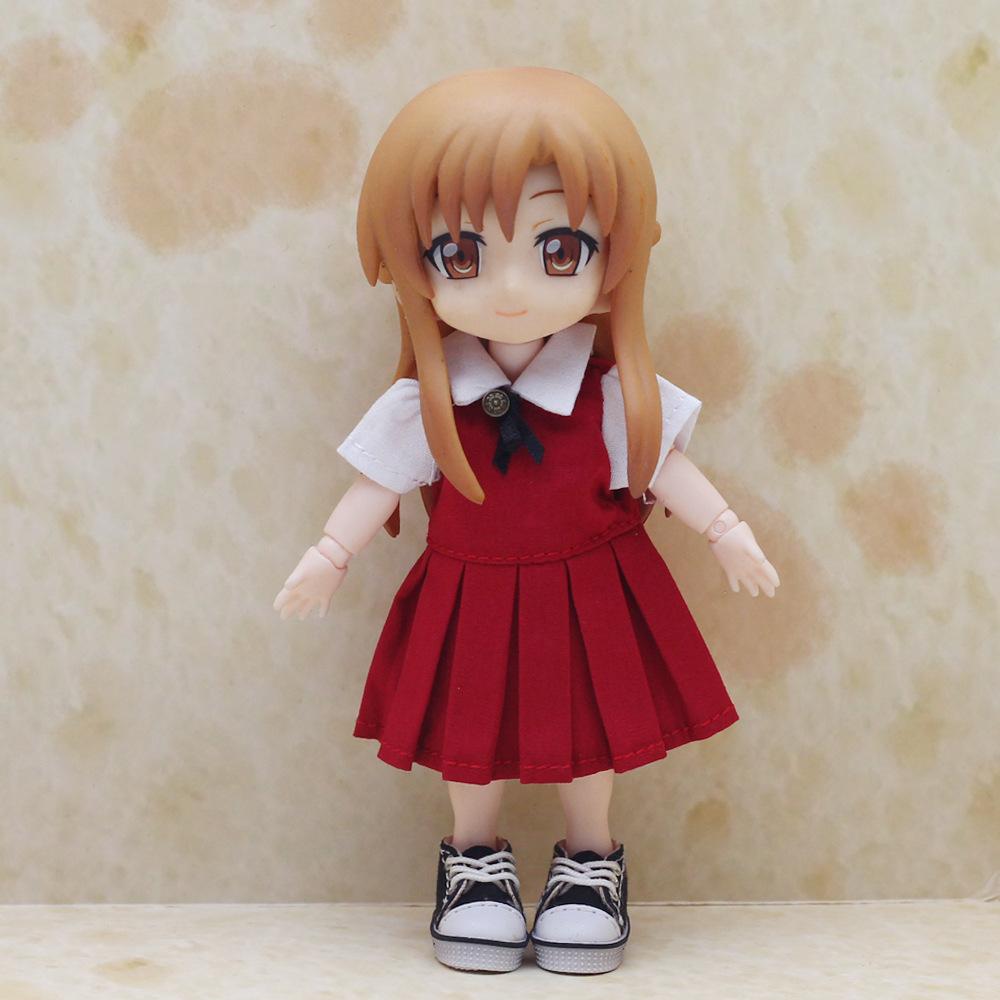 Для кук BJD 1/12 Набор одежды - Школьная юбка в британском стиле для кук-малышей, аксессуары для переодевания (Нет куклы)