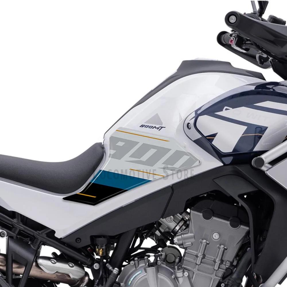 New 800MT 2023 Motorcycle Tank Pad Protection Sticker for CFMoto 800MT Explore 800MT Limited Edition 3D Epoxy Resin Sticker Kit