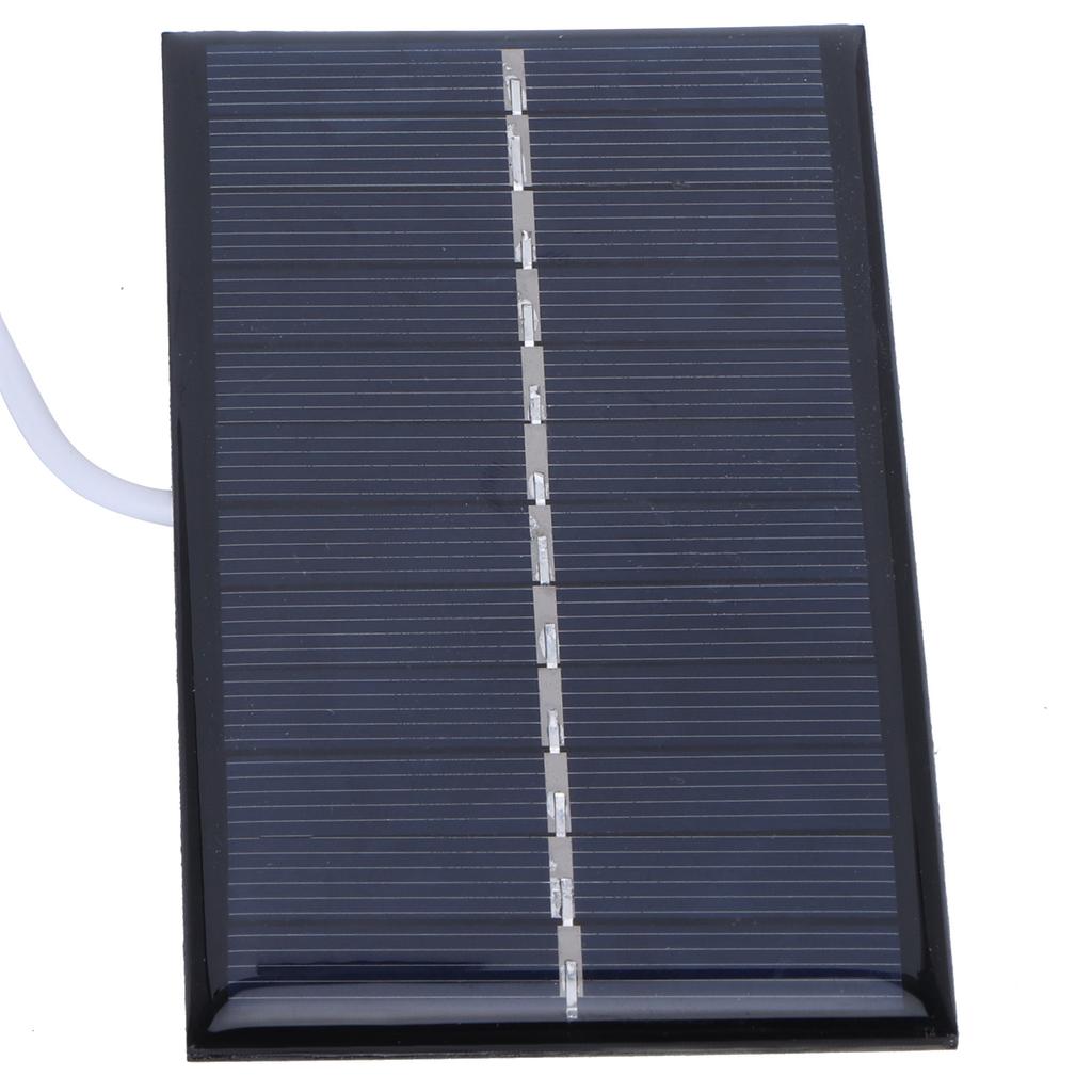 1W 6V Solar Panel Polysilicon DIY Solar Charging Board for Toys Lamps Water Pumps