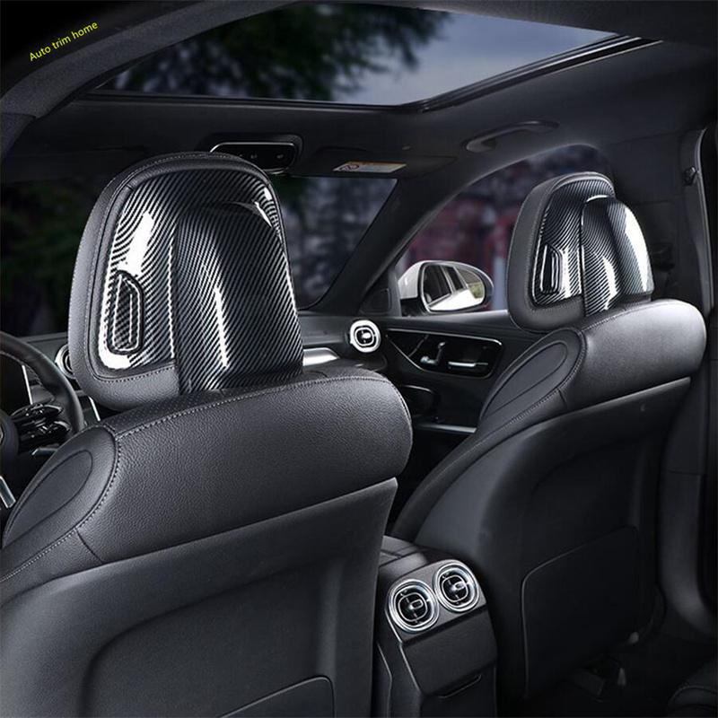 Front Seat Headrest Button Adjusting Switch Cover Trim Fit For Benz C Class W206 / GLC X254 / E Class W214 2024 2025