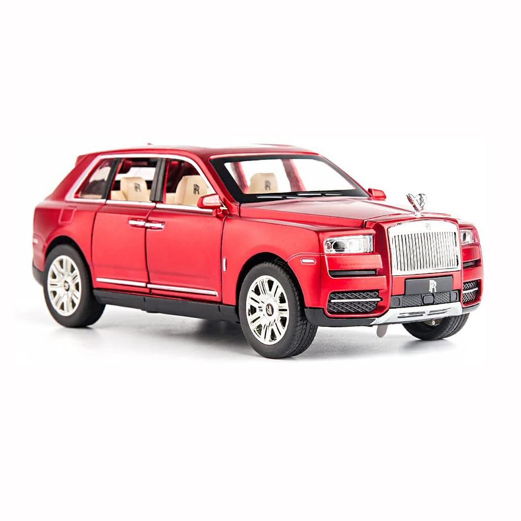 1/24 масштаб, Rolls Cullinan, модель внедорожника, игрушечный автомобиль, игрушечный автомобиль из цинкового сплава со звуком и светом для детей, подарок для мальчиков и девочек