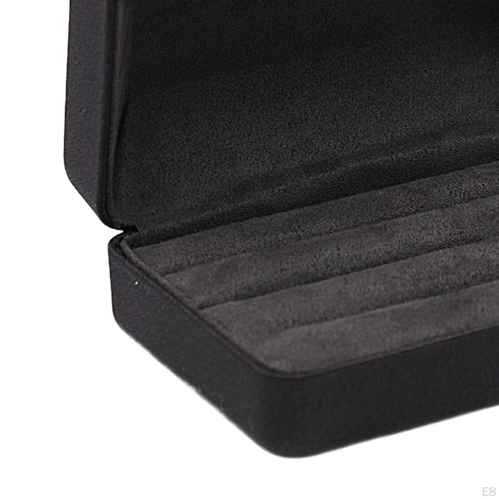 Шкатулка для ювелирных изделий, органайзер для колец, витрина, стильный портативный футляр для хранения