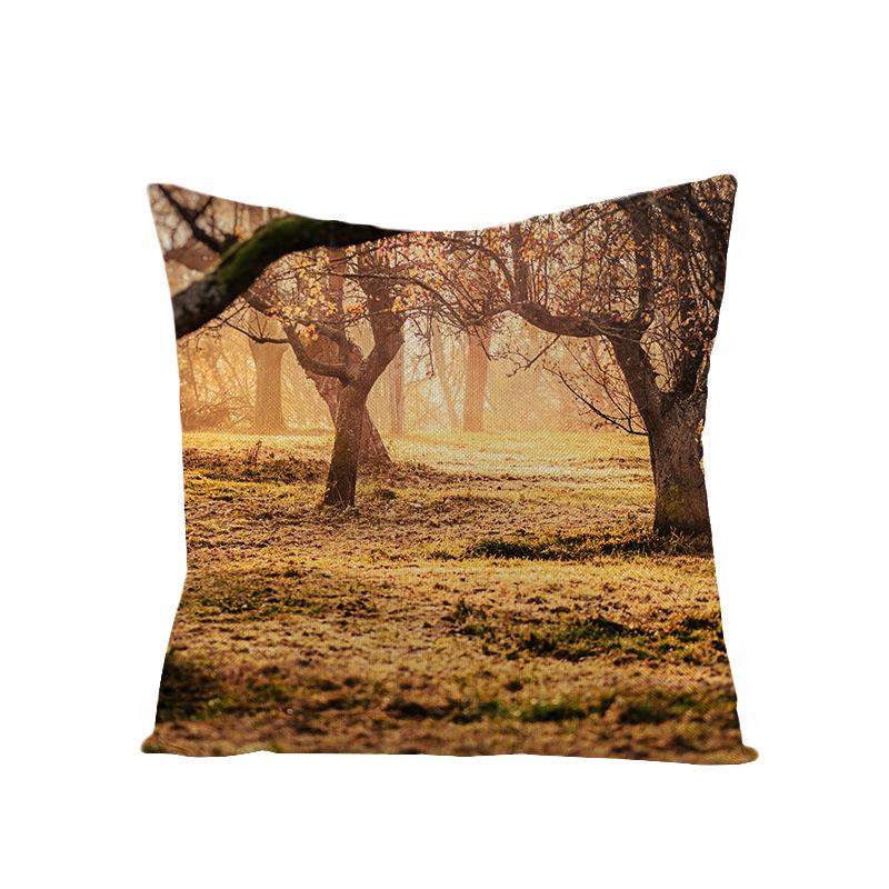 Дом Тропическое Растение Зеленые Листья Полиэстер Наволочка Дом Скандинавский Стиль Подушка Подушка для Талии Наволочка