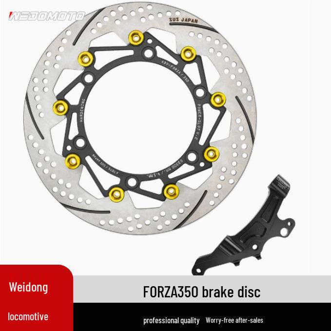 Honda FORZA350 Суппорт Brembo 4-поршневой Адаптер для плавающего тормозного диска 300 мм Кронштейн CNC