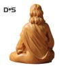 Статуэтка Христа из смолы, рождественское украшение для стола, статуэтка святого, сидящего в медитации, статуэтка Иисуса для столов, украшение камина, христианский подарок