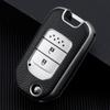 Для Honda Accord Civic City CRV CR-V HR-V Odyssey Vezel Jade Crider Кожаный автомобильный чехол с откидной кнопкой, чехол для ключей, сумка, брелок в виде ракушки