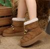 Winter Snow Boots Women Warm Shoes with Cotton Lining Colorful Girls Ankle Boots