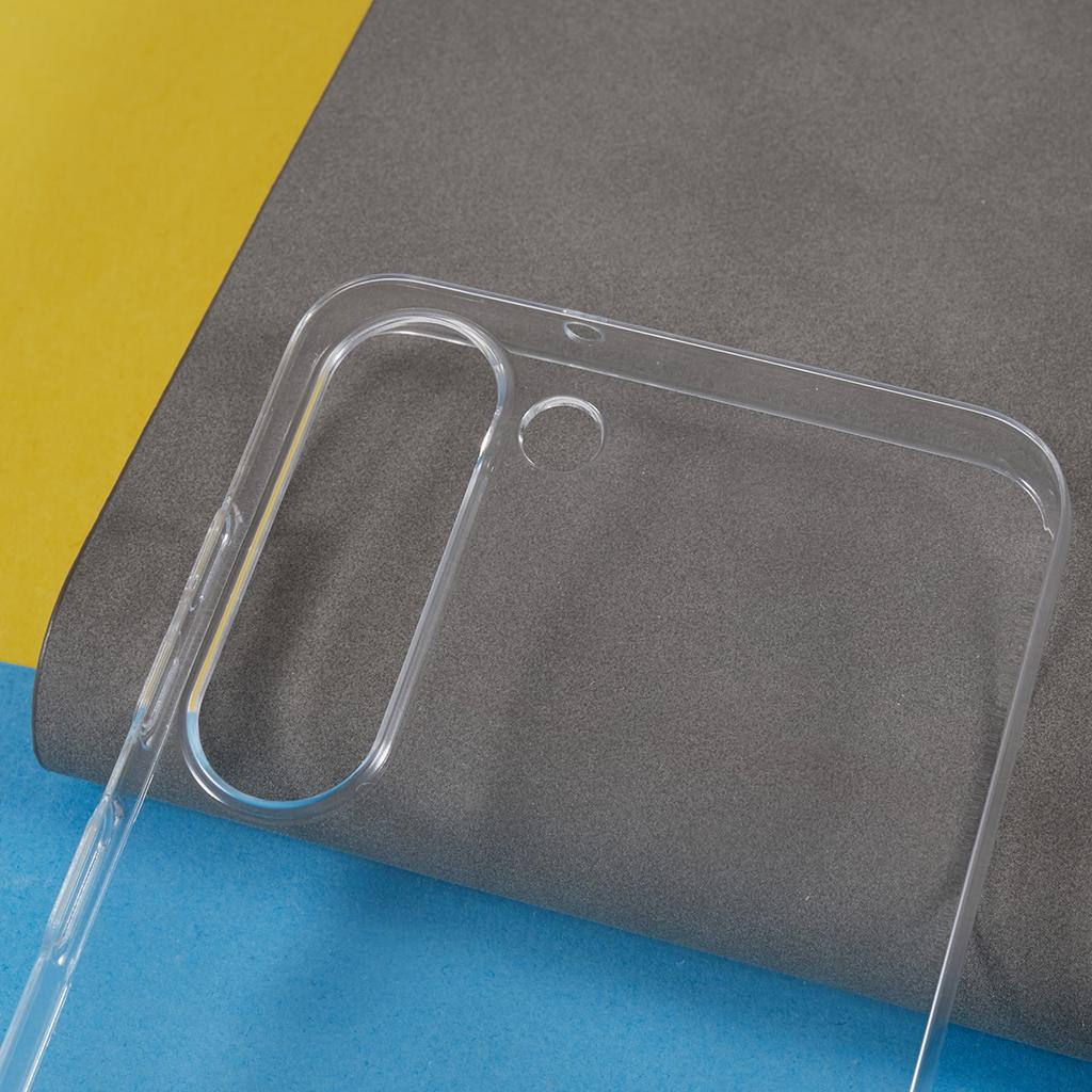 Для смартфона Samsung Galaxy S21 FE 5G Чехол Жесткий пластик Пылезащитный HD Прозрачная задняя крышка телефона