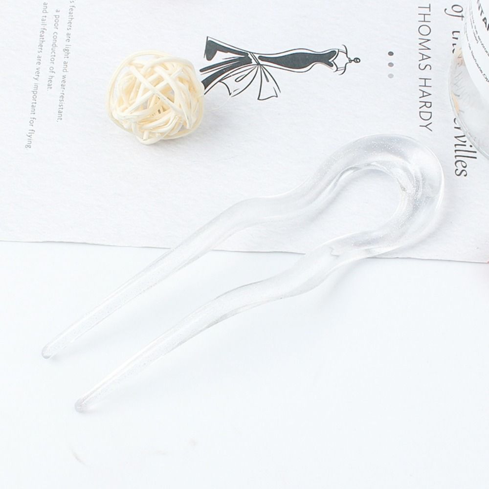 Ацетатная вилка для волос геометрический дизайн палочки для волос элегантная шпилька для женщин девочек