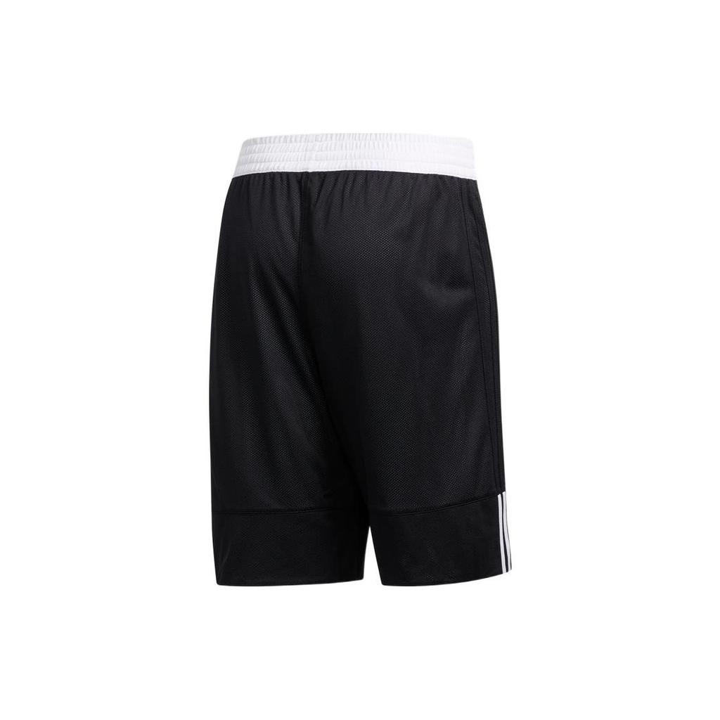 Adidas Двусторонние контрастные баскетбольные тренировочные шорты мужские черные DX6386