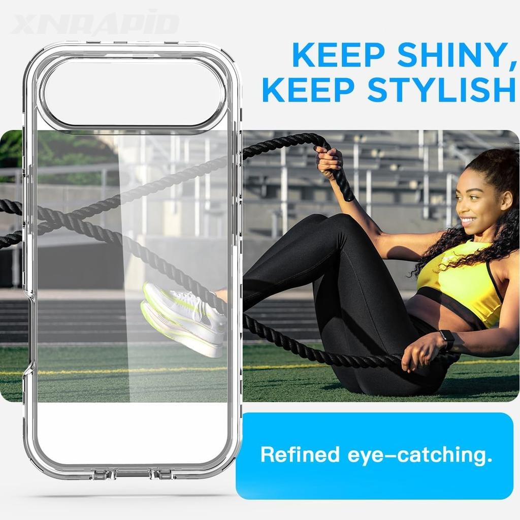 Transparent Case For For Iphone 17 Pro Max 17Air 17pro 17PM Shockproof Protective Phone Cover HD Clear Hard PC Bumper for For Iphone 17