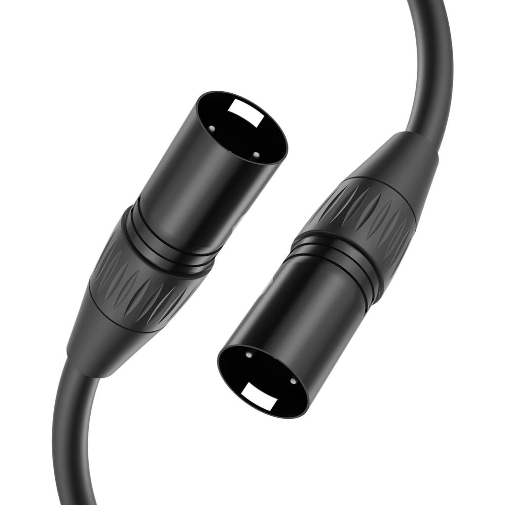 Yinker XLR Кабель Папа-Мама Микрофонный Кабель 3-контактный Бескислородная Медь 10 футов 3м Упаковка 2 шт.