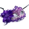 Side Flower Adult Mask Masquerade Mask New Fashion Half Face Eye Mask Party Makeup Ball Venetian Party Mardi Gras Mask