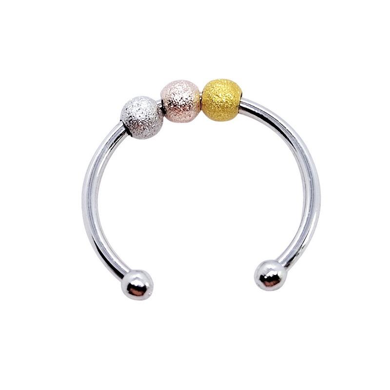 10 мм тревожные кольца для женщин Y2k, ювелирные кольца, бабочки, ромашки, бусины, антистрессовые кольца-спиннеры для подростков, 2022, эстетические