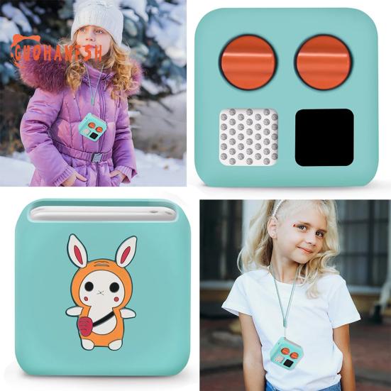 Защитный чехол для плеера, противоударный мини-детский силиконовый чехол для аудиоплеера с ремешком для защиты от потери для Yoto - защитный аксессуар