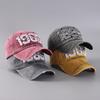 Унисекс 1985 Вышивка Бейсболка Винтажная Стиранный Хлопок Хип-Хоп Snapback Шляпа от Солнца Панк Буквы Папа Тракер Уличные Шляпы