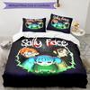 3pcs Sally Face1 pattern bedding set duvet cover set includes duvet cover &pillowcases, perfect all season bedroom decoration & gift