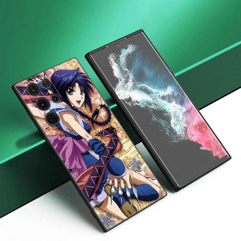 Rurouni Kenshin аниме черный силиконовый чехол для телефона Samsung Galaxy S23 S21 S20 FE S24 S22 Ultra S10E S10 S9 S8 Plus