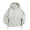 Men's Hooded Casual Waterproof Windbreaker Outdoor Windbreaker Hooded Stormjacket Jacket