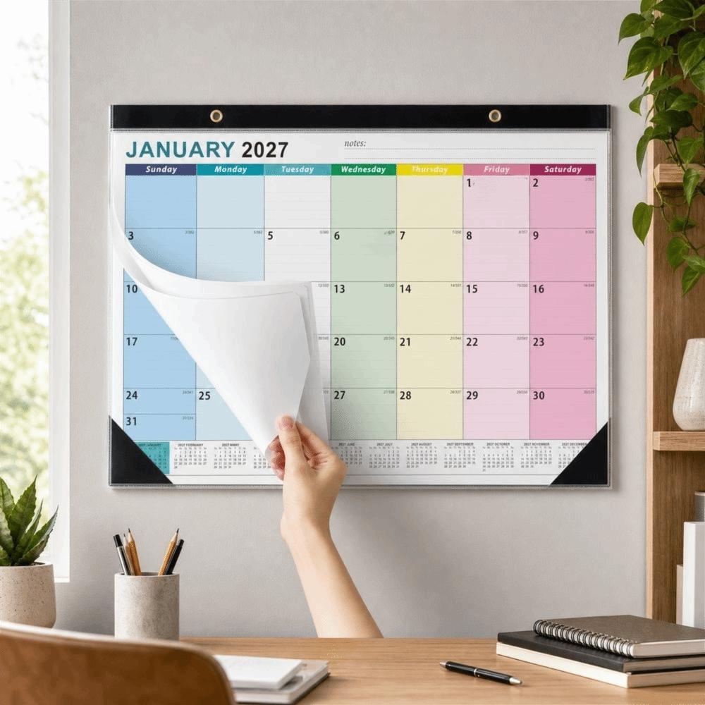Large Format Monthly Calendar Daily Planning Monthly Schedule Planner School Office