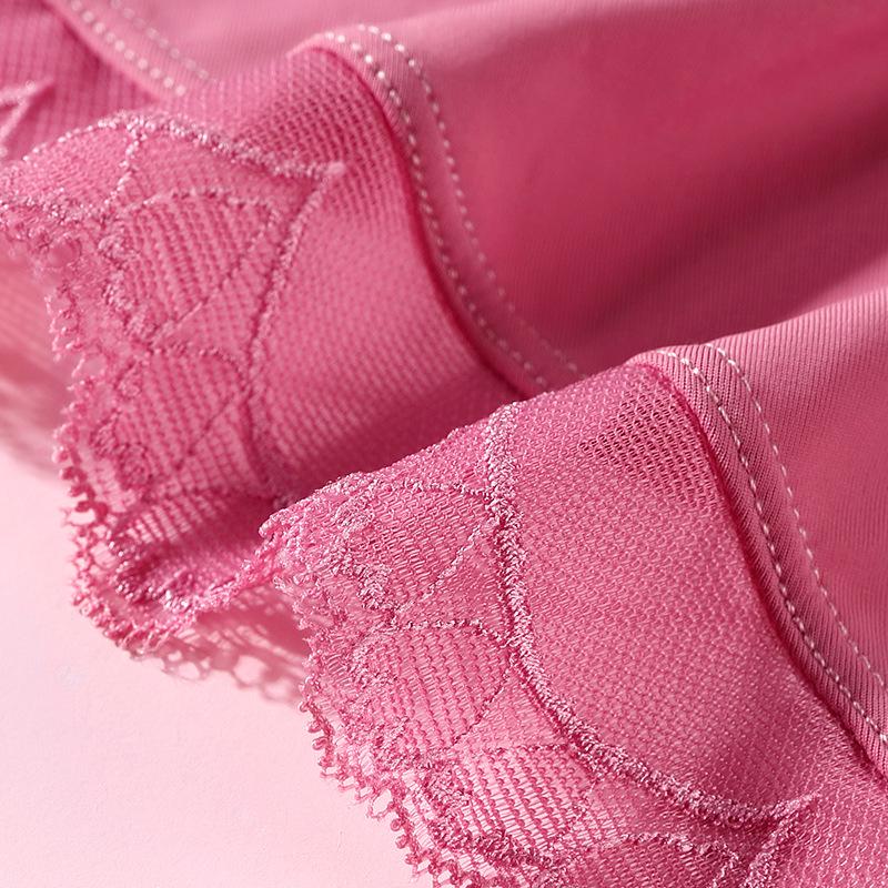 European & American Low-Rise Lace Ice Silk Panties - Women's Sexy Underwear with Cotton Crotch