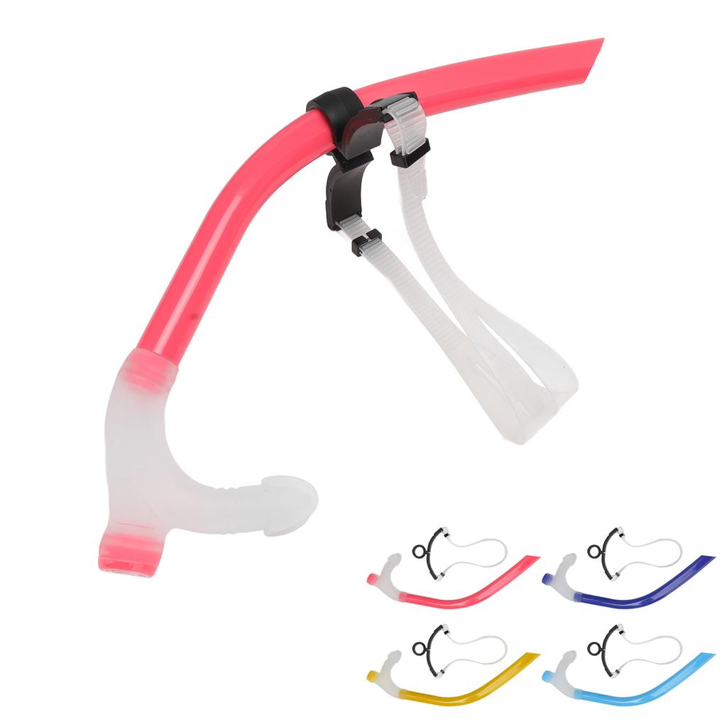 Дыхательная трубка для плавания с трубкой и трубкой, уменьшенное сопротивление, силикон, регулируемая скоба для плавания