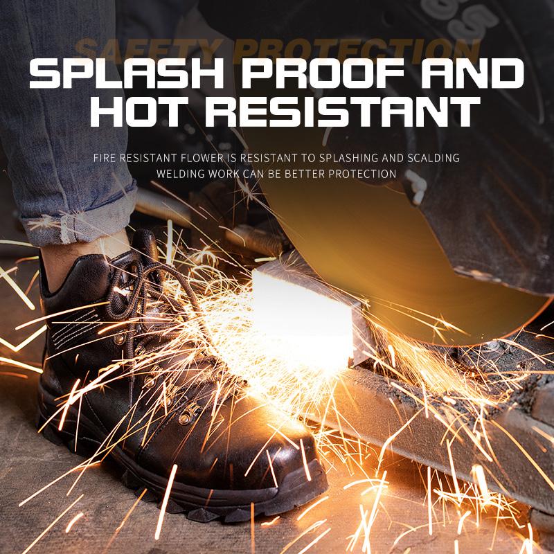 Зимняя обувь. Мужские рабочие защитные ботинки. Модная защитная обувь. Мужские небьющиеся неразрушимые ботинки. Мужские рабочие ботинки со стальным носком.