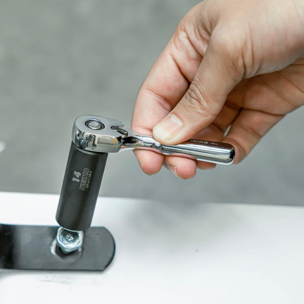 Двусторонний квадратный гаечный ключ Мини-трещотка Торцевой гаечный ключ Привод Короткий трещотка Домашнее обслуживание