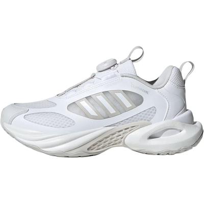 Climacool Vento 4.0 Устойчивые к истиранию Низкие детские кроссовки для бега Белый/Кристально-белый/Светло-серый Кроссовки JS4062