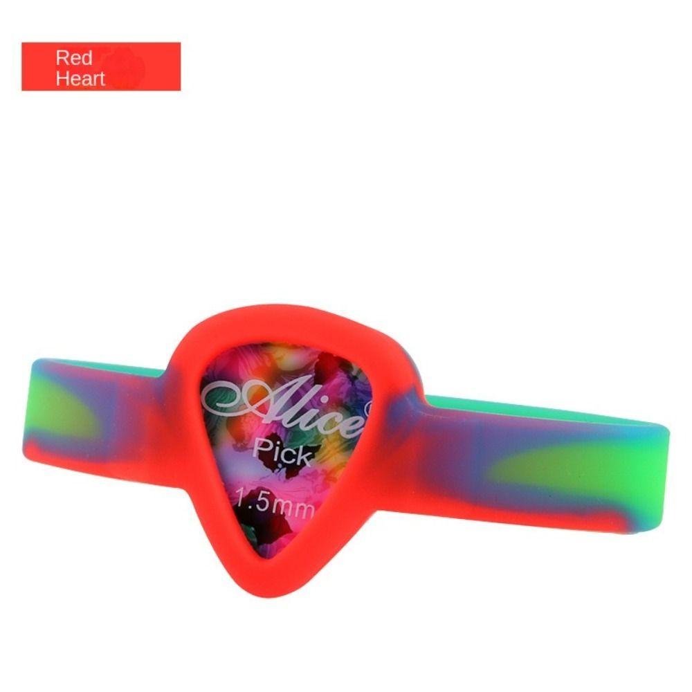 Браслет с мини-медиаторами для гитары Водонепроницаемый держатель для гитарных медиаторов Браслет Гитара