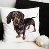 Fashion Colorful Dog Printed Cushion Cover Home Dachshund Decorative Sofa Coffee Car Chair Throw Pillow Case Almofada Cojines
