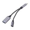 USB C to USB3.0 OTG Adapter Cable Fast Stable Transfer Aluminium Alloy Fast Charging for Computer Phone Tablet
