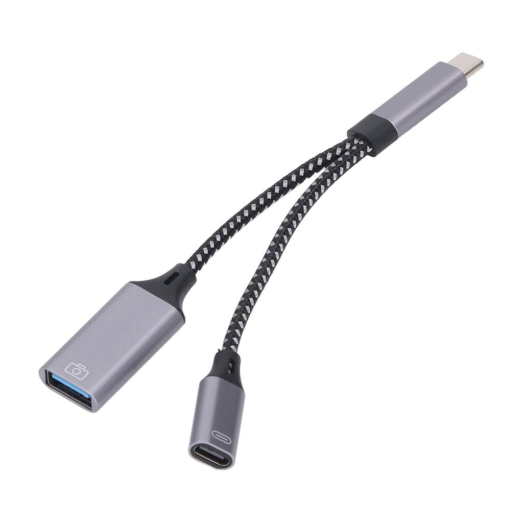 USB C to USB3.0 OTG Adapter Cable Fast Stable Transfer Aluminium Alloy Fast Charging for Computer Phone Tablet