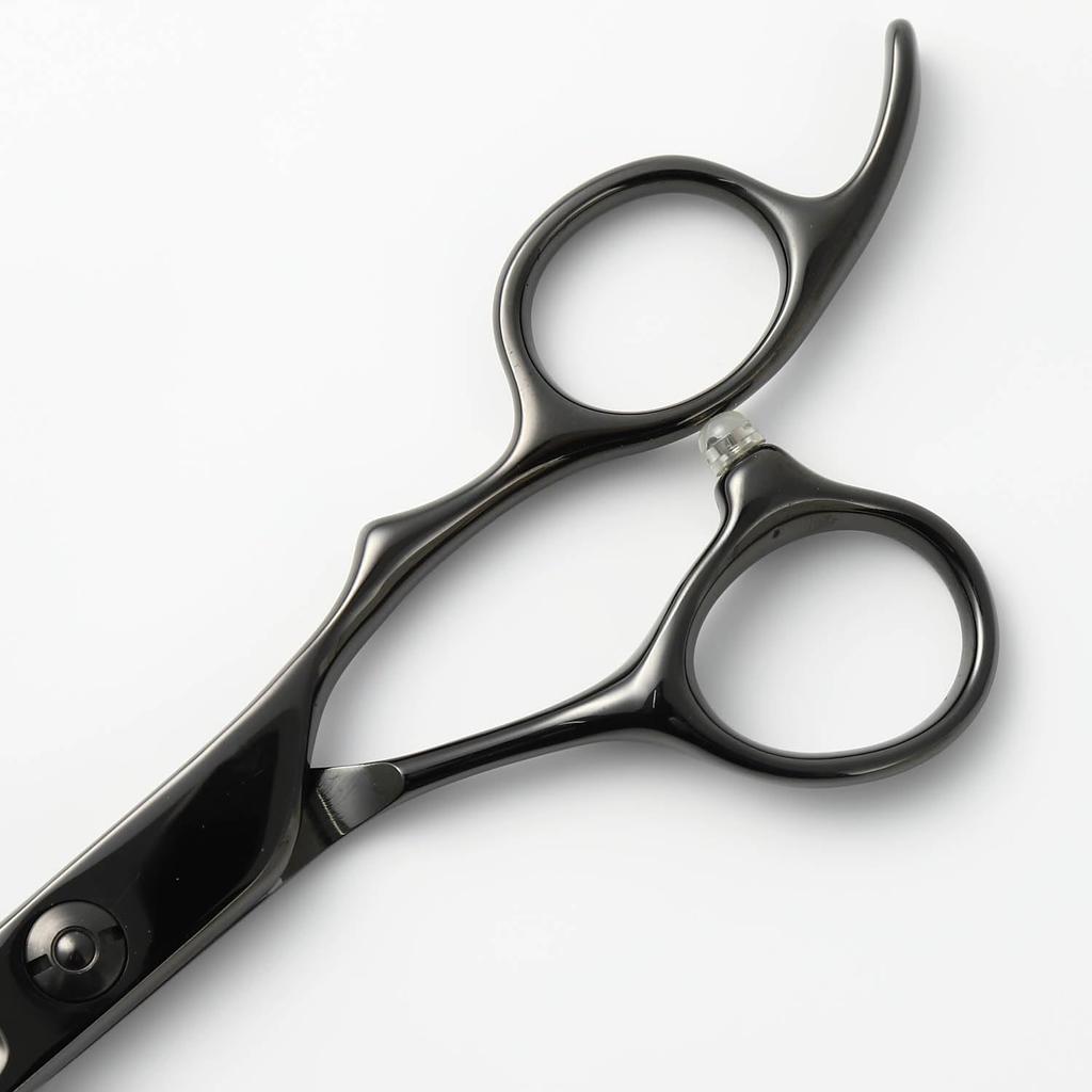 DEEDS GTZ630CT Black Titanium Thinning Scissors approximately thinning by a Japanese professional scissors manufacturer Thinning Scissors [PF] (6.0
