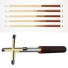 Retractable Billiard Cue Rest with Removable Bridge Head Stainless Steel Pool Table Pool Cue Snooker Pool Bridge Stick