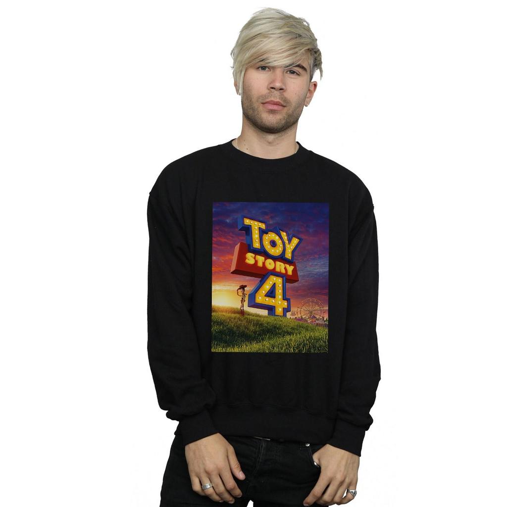 Disney Mens Toy Story 4 We Are Back Sweatshirt