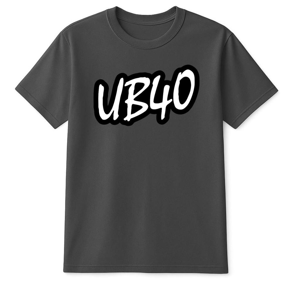 UB40 Футболка 40-летие Винтажная Для любителей музыки Подарок группе Унисекс Футболка Топ
