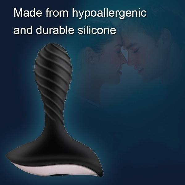 Мужские секс-игрушки Вибратор Анальная пробка Вибрационные игрушки Анальные вибраторы Силиконовые водонепроницаемые G-точки стимулируют массажер простаты
