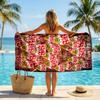 VfB Stuttgart Football Beach Towel Soft Microfiber Summer Towel Quick Dry Absorbent Towel for Beach Swimming Pool Travel