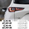 1 шт. 3D ABS CX-4 CX-5 Значок-буква Логотип на багажник Декоративная наклейка для 3 6 2 Axela CX30 CX7 Atenza Demio CX3 CX9 Аксессуары
