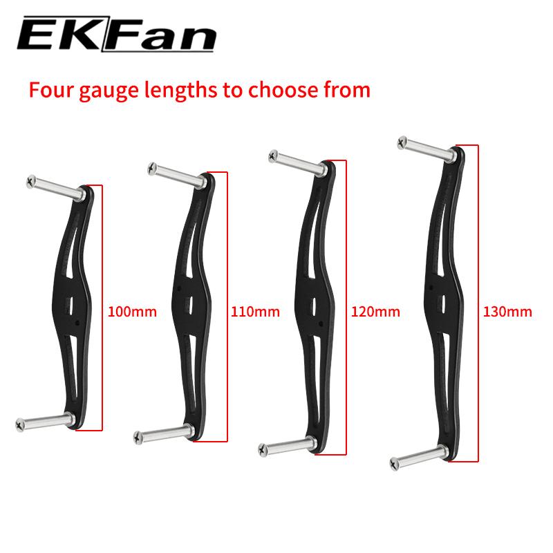 EKFan 7MMx4MM Отверстия 100MM 110MM 120MM 130MM Алюминиевая Ручка для Рыболовной Катушки Для Кастинговых Катушек Ручки DIY 4