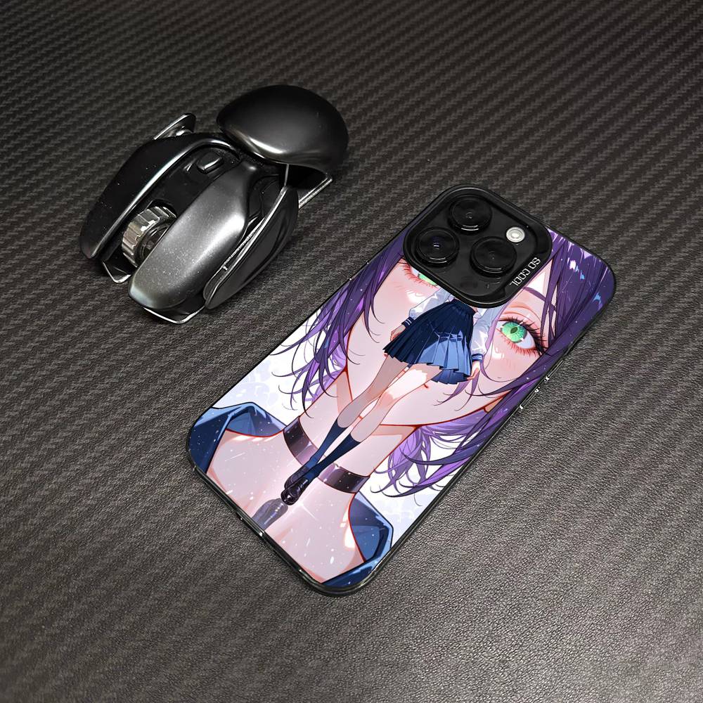Чехол для телефона Chainsaw Man The Movie Арка Резе Цвет Серебристый Корпус Для lPhone 17 16 16e 15 14 13 12 11 Pro Max Plus