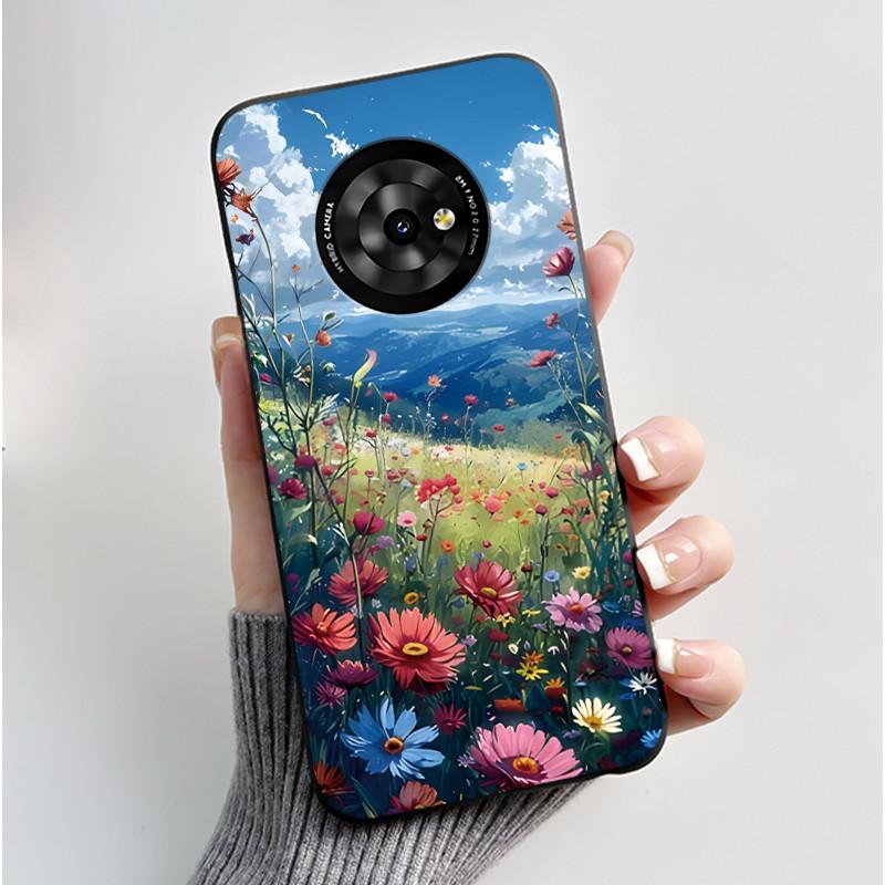 Чехол для телефона TCL Suixuetang M1 / OneTouch T615N Роскошный Дракон Милый Крутой Мальчики Девочки Мягкий Силикон Задняя Крышка Черный Корпус