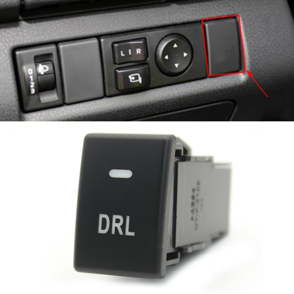 Car LED DRL Light Daytime Running Light Power Push Button Rear Diff Switch Front fog Refitted Switch with Wire for Isuzu D-MAX